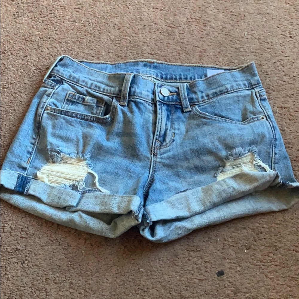 Light blue shorts